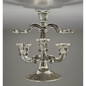 Abstract Art Cambridge 2 Tier Candelabra Tall  2pcs Set  Candle Holder VINTAGE